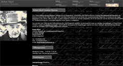 Desktop Screenshot of musilmuseum.at