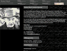 Tablet Screenshot of musilmuseum.at